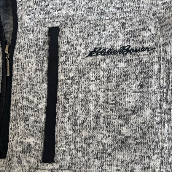 Eddie Bauer Heathered Gray Half-Zip Women’s Small Fleece Soft & Warm Unisex - Picture 7 of 8